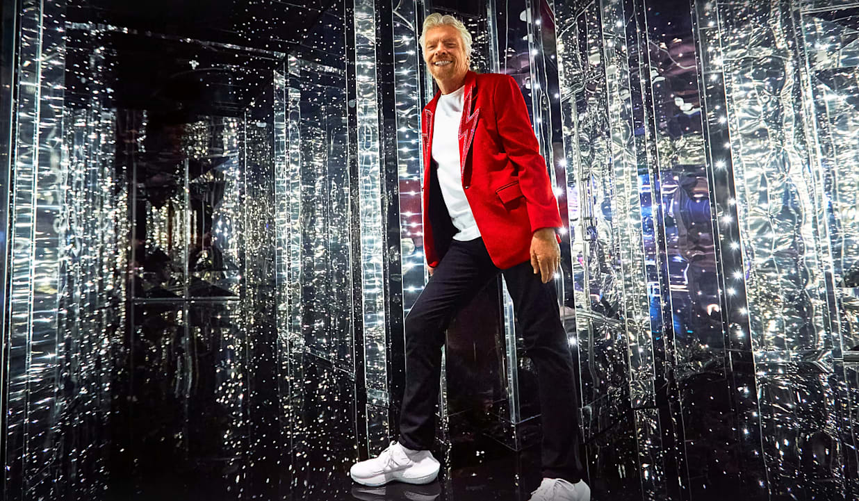 Richard Branson on a Virgin Voyage